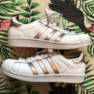 Adidas Superstar, rose gold